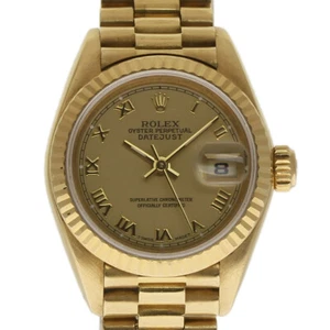 Rolex President Datejust 69178 26mm 18K Yellow Gold Champagne 1YrWarranty #147 - Picture 1 of 5