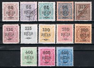 Congo, 1902 Af. 14 a 28 (8MH/ 4MNG / 1Used)  set  CV 132,75€/$142.60