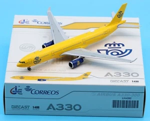 JC Wings 1:400 Correos Cargo Airbus A330-300 Druckgussflugzeug Jet Modell EC-LXA - Bild 1 von 13