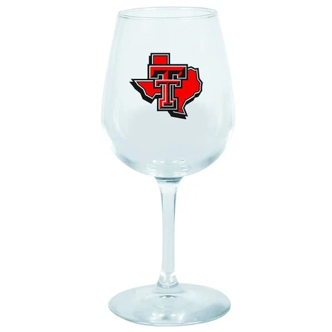 Texas Tech Red Raiders Wine Glass Licensed NCAA by The Memory Company NEW Cover