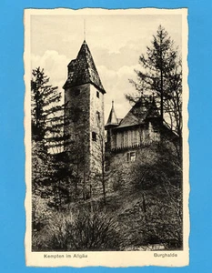 Kempten (um 1935) - Burghalde mit Wärterhaus und Turm - Allgäu - AK 690 - Bild 1 von 1