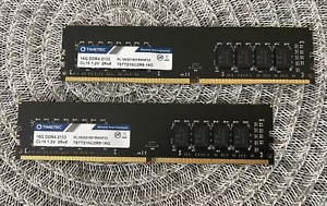 LOT 2PC-Timetec 16GB (2Rx8GB) DDR4 MHz CL10 75TT21NU2R8-16G. #M22-20 - Picture 1 of 2