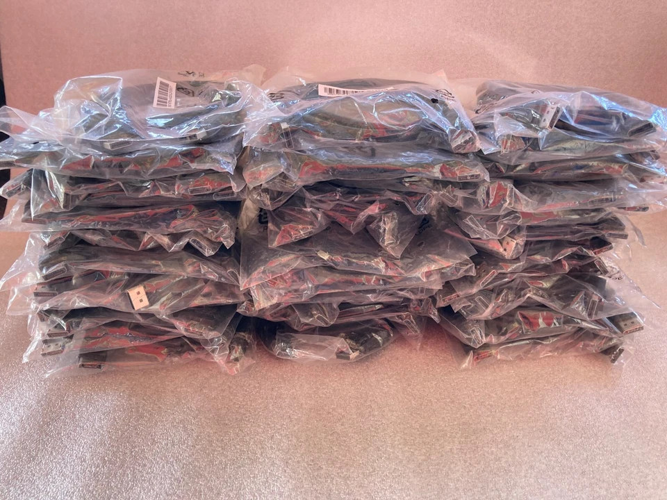 50x Hotron E246588 AWM Style 20276 6ft 15 Pin Male VGA Cable