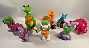 Figuras de dinosaurios tinosaurs vintage 1986 de McDonald's Happy Meal conjunto completo de 8 - Imagen 1 de 12