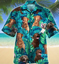 Chesapeake Bay Retriever Dog Lovers Hawaii Shirt Hawaiian Shirt, July 4th shirt,