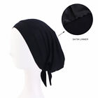 Underscarf Hijab Inner Caps Muslim Women Plain Turban Wrap Hair Loss Hats Beanie