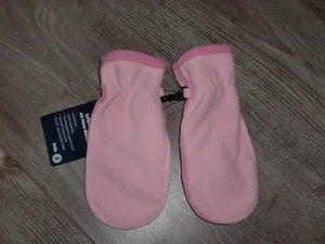 Kleinkinder Micro-Fleece Fäustlinge für Mädchen in Gr.: 4 - Rosa - NEU - Bild 1 von 5