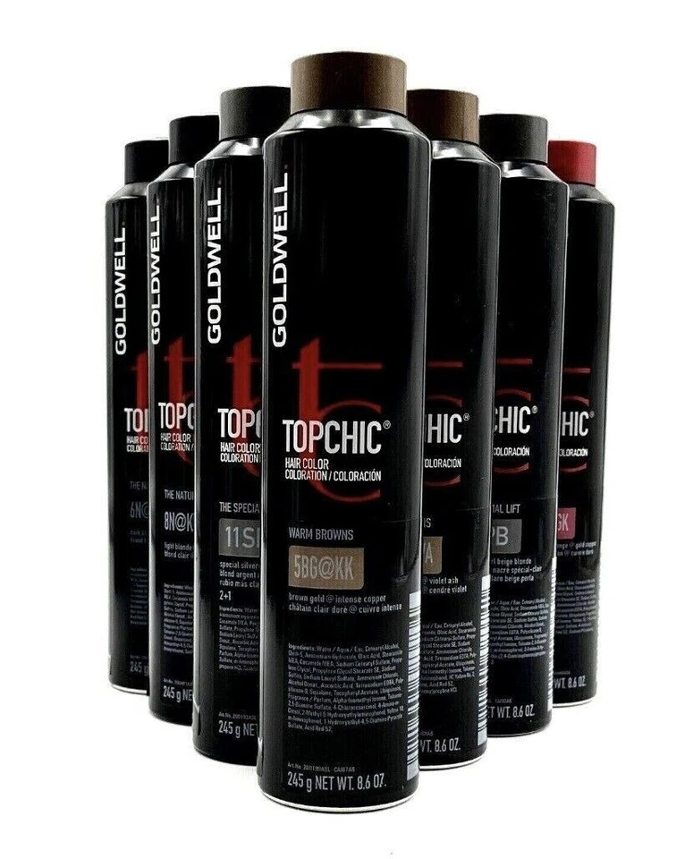 Goldwell Topchic Permanent Hair Color 8.6 oz Can *CHOOSE YOUR SHADE* - Image 1 of 1