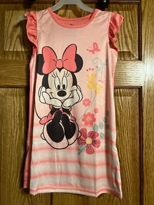 Disney Girls Minnie Mouse Nightgown ~ Size 6 - Picture 1 of 4