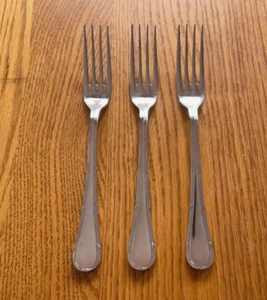 Jean Couzon Juliette 18/10 acciaio inox 3 forchette 8 1/8" Francia - Foto 1 di 5
