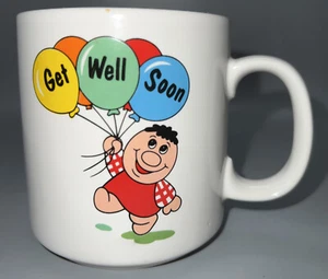 Vintage Get Well Soon Russ Berrie Mug Coffee Cup Gift - Picture 1 of 11