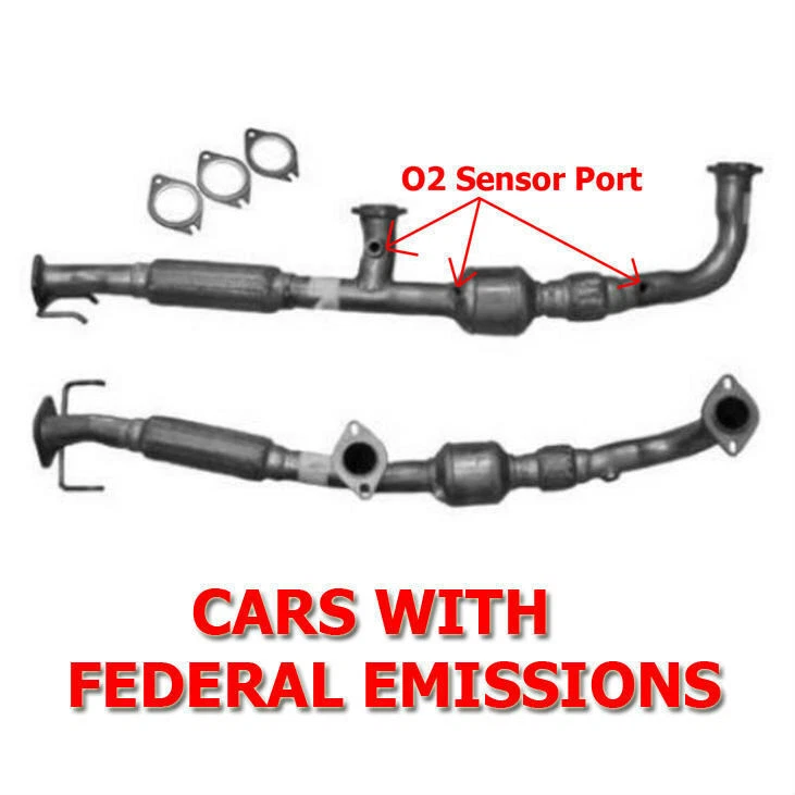 Tubo de motor flexible delantero con convertidor catalítico para Avenger Sebring 2,5 L 96-00 Foto 1 de 4