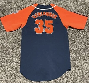 Awesome Justin Verlander Detroit Tigers True Fan Jersey Youth Medium Stitched - Picture 1 of 3