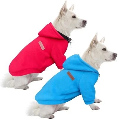Hunde Hoodie Hunde Sweatshirt Fleece Chihuahua Pullover Warm und Leicht Sehr ... - Bild 1 von 4