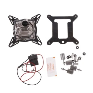 Water Cooling Block G1/4" Thread Copper Base Waterblock for 775 1150 CPU - Afbeelding 1 van 8