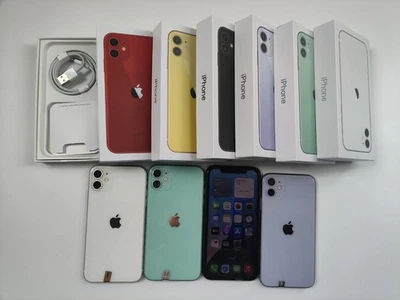 Apple iPhone 11 64GB 128GB 256GB - Fully Unlocked - VERY GOOD Condition With Box - Image 1 of 4