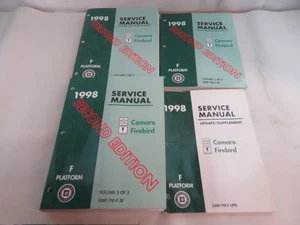 1998 Chevrolet Camaro Firebird service manuals - GM ORIGINAL complete 4 volumes - Bild 1 von 4