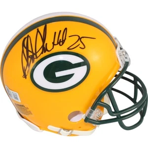 Sterling Sharpe Autographed Green Bay Packers Mini Helmet VSR4 HOF Beckett 50916 - Picture 1 of 6