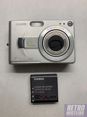 Casio Exilim EX-Z40 Digitalkamera Silber - Bild 1 von 4