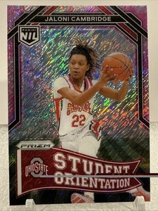 2025 Panini NIL Ohio State - SIMMER Student Orientation #SO-9 Jaloni Cambridge - Picture 1 of 2
