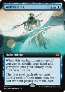 Weftwalking (arte extendido) - Casi como nuevo Magic The Gathering Edge of Eternities - Imagen 1 de 1