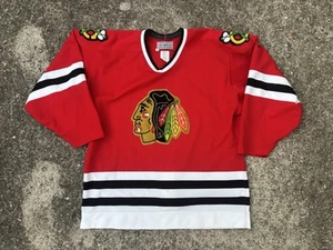 Authentic 48 Chicago Blackhawks Hockey Trikot rot Ultrafil Ccm Clean Mic Vintage - Bild 1 von 8