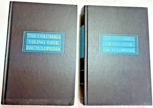 The Columbia Viking Desk Encyclopedia 2 Volume Lot Set 1960 - Picture 1 of 10