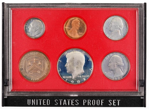 1982 United States Proof Set w/ OGP Cover