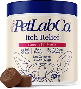 PetLabCo.(PetLab Co) ITCH RELIEF For Dogs - 30 Chews - 12/2025! - Picture 1 of 3