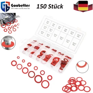 150-tlg Dichtungsringe Dichtring-Sortiment Dichtungssatz Sanitär Isolierscheibe - Bild 1 von 10