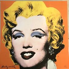 Andy Warhol Marilyn Monroe 60x60 cm Certificato di autenticita'