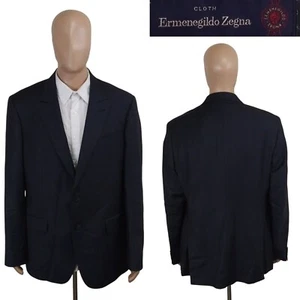 NEW Joseph Abboud Black Label Ermenegildo Zegna Slim Fit Blue Suit Jacket 44L - Picture 1 of 11
