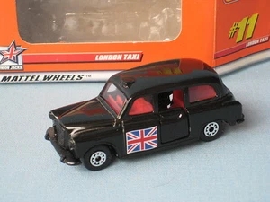 Matchbox FX4R London Taxi with Flag on Both Sides Toy Model Car Boxed Cabbie - Picture 1 of 1