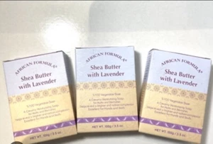 3 Pack - African Formula Shea Butter with Lavender Soap 3.5oz (100g) each! - Picture 1 of 4