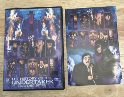 Tombstone The History of The Undertaker WWE 2005 3 Disc Set DVD With Inserts - Image 1 of 4