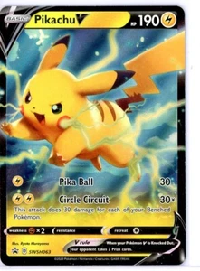 Pikachu V SWSH063 SWSH: Sword & Shield Promo Cards Holo - Picture 1 of 2