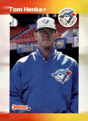 1989 Donruss #385a Tom Henke - Image 1 of 2