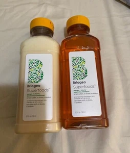 BRIOGEO Mango+Cherry SUPERFOODS HAIR PACK Balancing Shampoo+Conditioner-12.5 fl - Picture 1 of 1