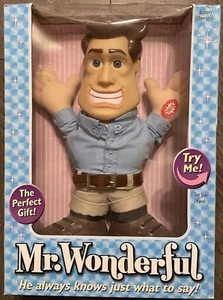 Vtg MR. WONDERFUL Talking Interactive Doll 2003 PM31969 The Perfect Gift NIB New - Picture 1 of 16