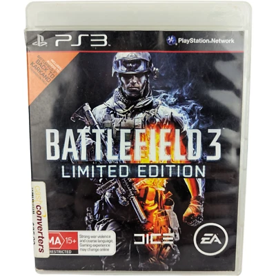 Battlefield 3 Limited Edition PS3 PlayStation 3 Includes Manual  - Image 1 of 4