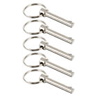  5 Pcs Marine Quick Release Pin Locking Ring Hooks for Hanging Hammock