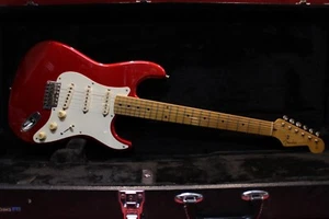 USED Fender Japan Stratocaster Crafted in Japan ST57 CandyApple Red 230602 GT320 - Picture 1 of 24