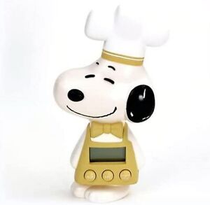 Orzeszki ziemne Snoopy wykrojony timer kuchenny z magnesem moca szefa kuchni