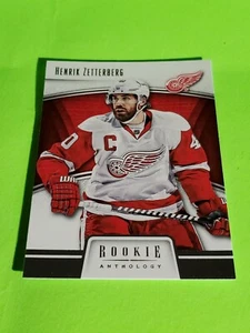 2013-14 Panini Rookie Anthology Red Wings Hockey Card #34 Henrik Zetterberg - Picture 1 of 2