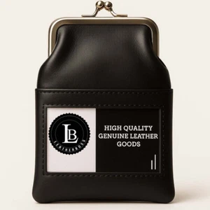 Estuche de cuero negro para encendedor bolsa Smoke 100's soporte regular con identificación - Imagen 1 de 12