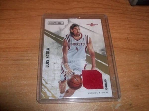 2010Panini Basketball Rookies & Stars Gold Holofoil Luis Scola Jersey Card /199 - Picture 1 of 3