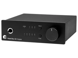 PRO-JECT HEAD BOX S2 DIGITAL AMPLIFICATORE PER CUFFIE BLACK NUOVO - Picture 1 of 2