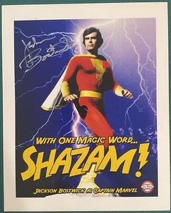 Jackson Bostwick “Captain Marvel” Shazam! Signed Autographed 8x10 Photo - Picture 1 of 1