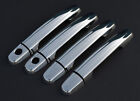 Chrome Door Handle Trim Set Covers To Fit Toyota Avensis 4dr (2003-09)