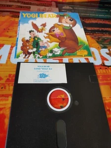 Yogi Bear (Piranha 1988) Commodore 64 (Diskette, Cover/Manual) working - Picture 1 of 5